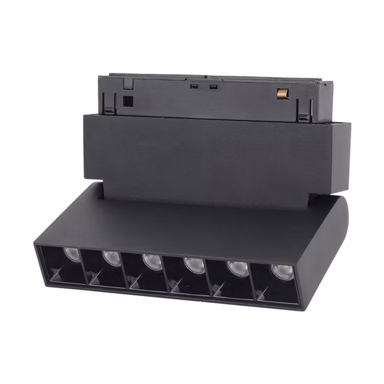 La MAZORCA empotrada cambiable del ángulo de haz ajustable 12W pone de relieve el sistema magnético linear de la luz de la pista 48V